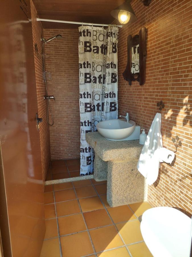 Chalet Rural 400 M Playa Piscina Barbacoa Chimenea Буеу Екстер'єр фото