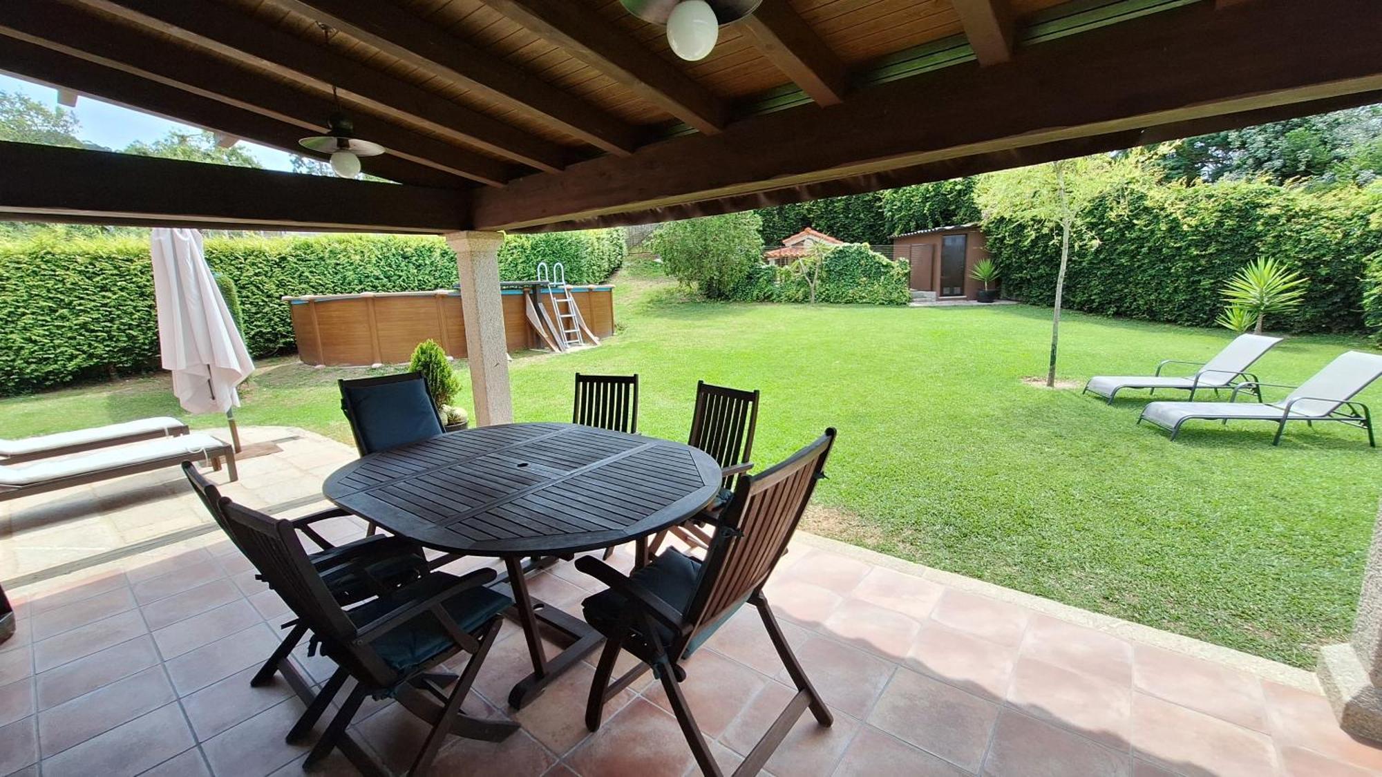 Chalet Rural 400 M Playa Piscina Barbacoa Chimenea Буеу Екстер'єр фото
